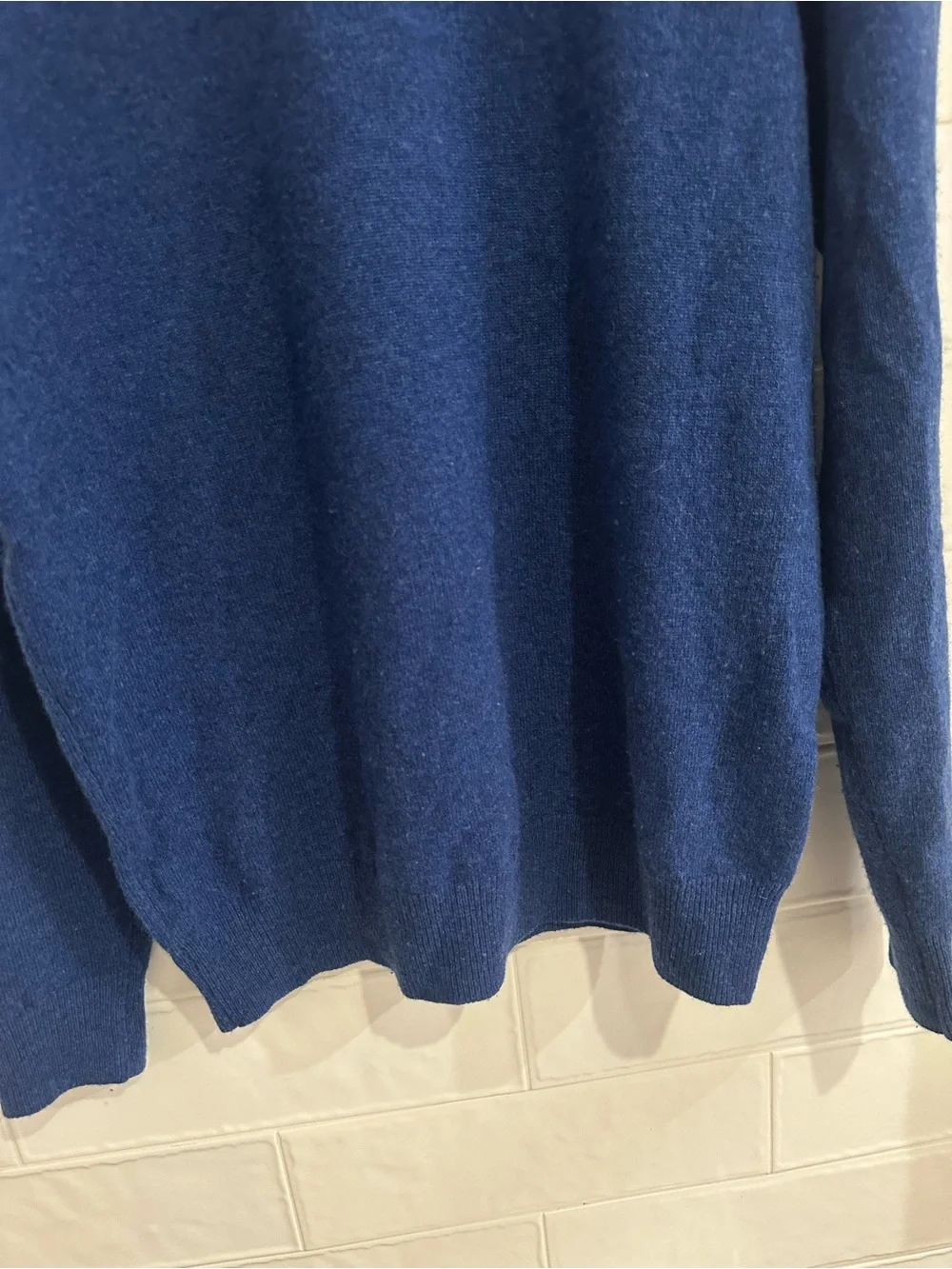 J.Crew 100% Cashmere Sweater Crewneck Men's Small Blue